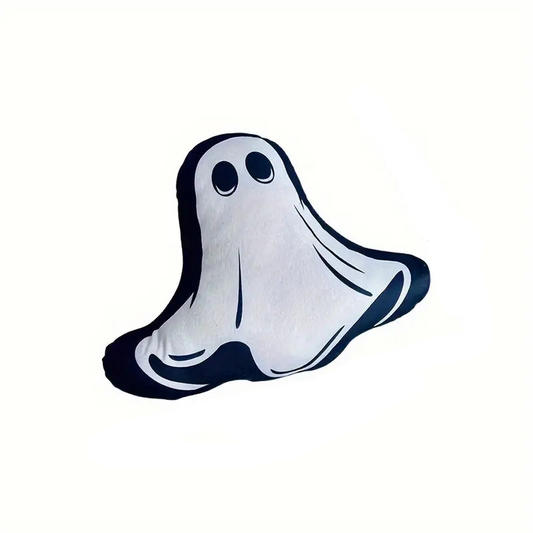 Halloween Ghost Plush Pillow - Cute 3D Print Decorative Throw Pillow