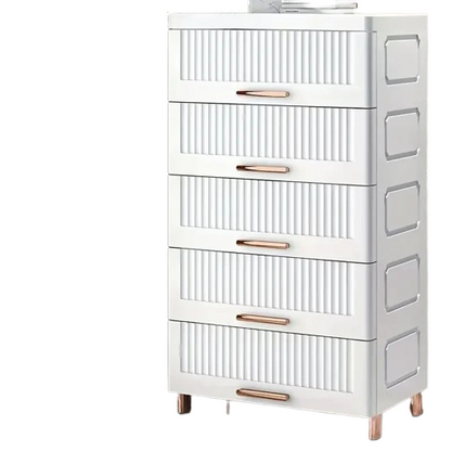 Effortlessly decluttering with the Plastic Drawer Storage Cabinet Organizer