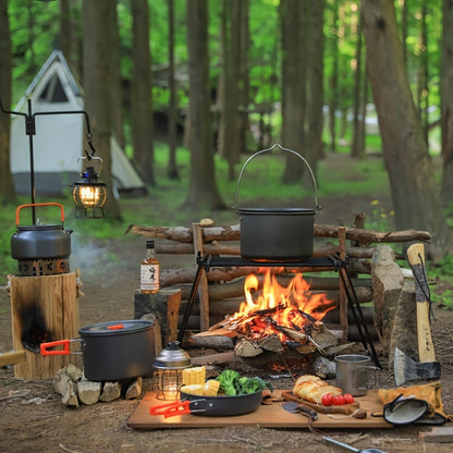 Ultra-Light Aluminum Camping Cookware Set