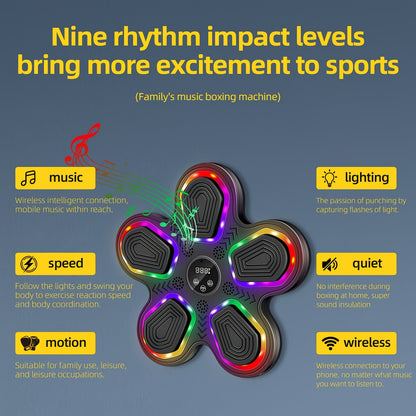 Smart Music Boxing Machine Wall Target Trainer
