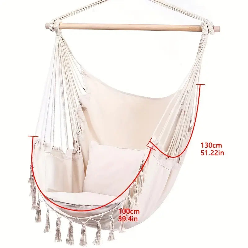 Nordic Style Cotton Hammock Chair Swing