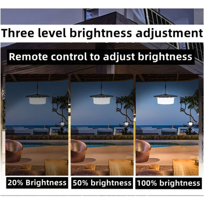 Solar Shed Light with Remote Control (244 LED)