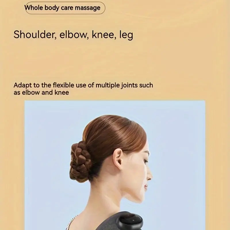 1PC Heated 3-In-1 Knee, Elbow, and Shoulder Massager Brace with Adjustable Heating Modes - Grey