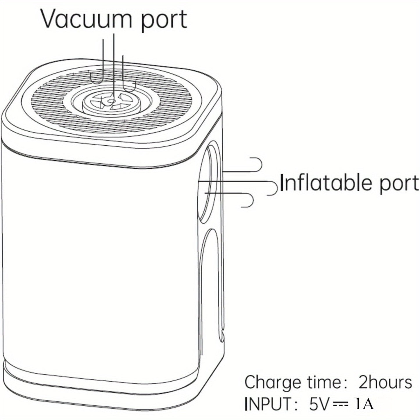 Outdoor Camping Electric Inflatable Pump