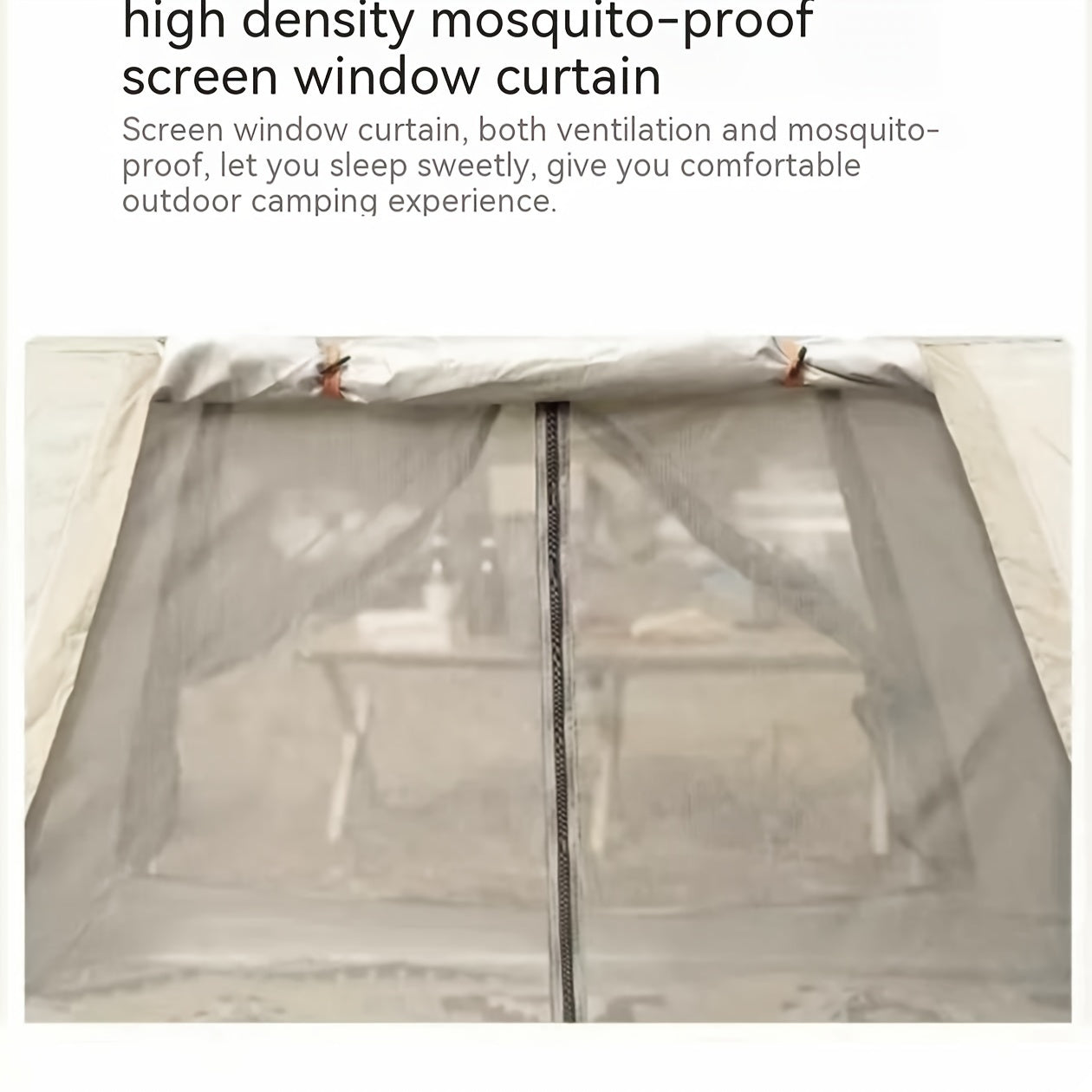 8-Person Family Camping Tent with Canopy Setup