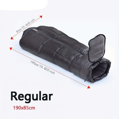 Winter Down Sleeping Bag Zipper Closure