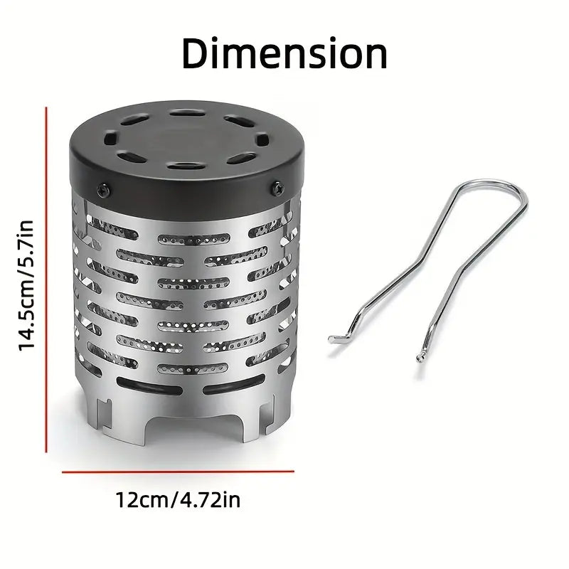 Camping Mini Heating Stove - Stainless Steel Grill Stove