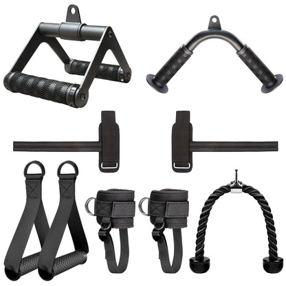 Iron Lat Pull-Down Attachment Set (6pcs)