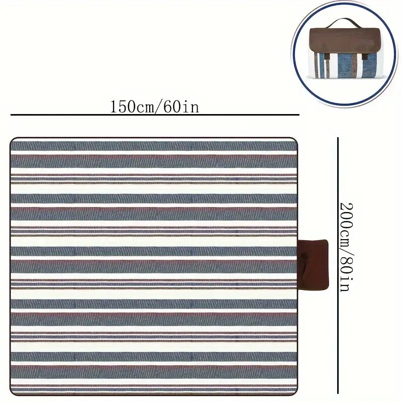 Premium Dual-Layer Picnic Blanket - Water-Resistant Outdoor Handy Mat