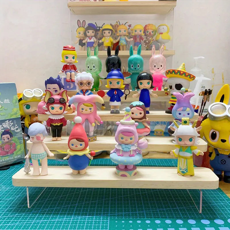 Elevate and Showcase with Our Wooden Riser Shelf