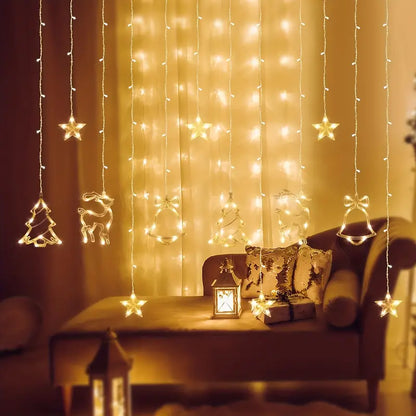 Merry & Bright: Christmas Curtain Illumination
