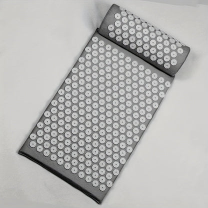 3PCS Yoga Acupressure Massage Mat Set(Dark Gray)