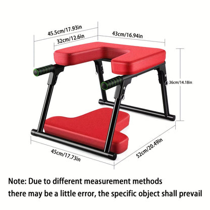 PU Easy-Fold Yoga Inversion Bench Home Fitness