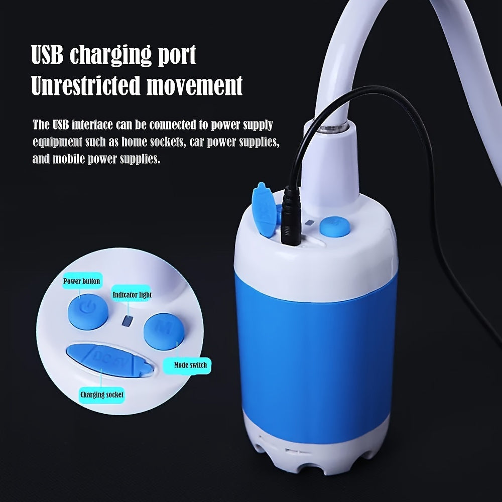 Portable Electric Camping Shower USB Rechargeable