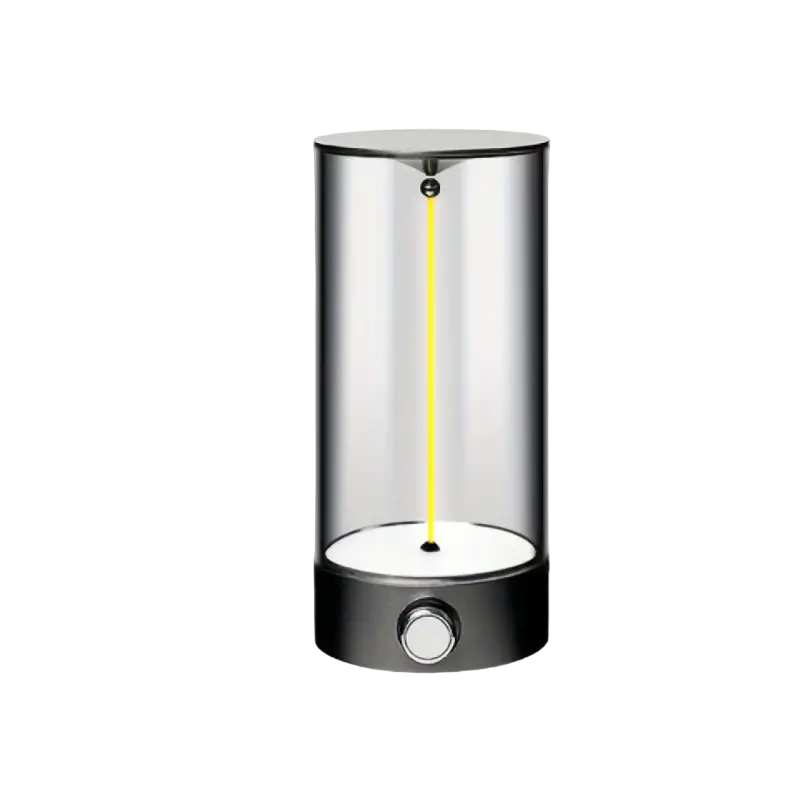 Magnetic LED Atmosphere Lamp with Three Levels of Brightness - Dark Silver- Large Size