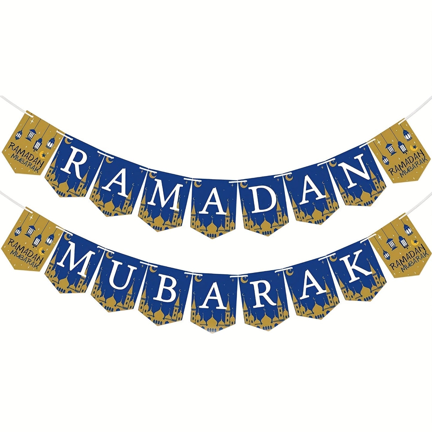 Paper Hanging Flag Room Decoration