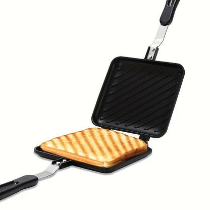 Double-Sided Grill Non-Stick Sandwich & Waffle Maker