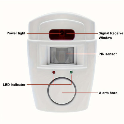 Wireless PIR Motion Sensor Alarm System (4 pcs)