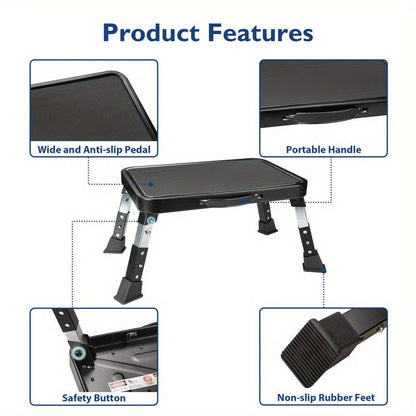 Folding Step Stool 1-Step Ladder