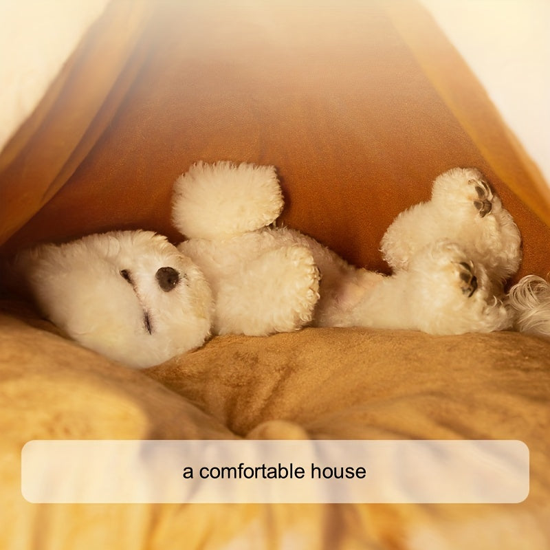 Cartoon Reindeer Pet Tent Dog Cat House