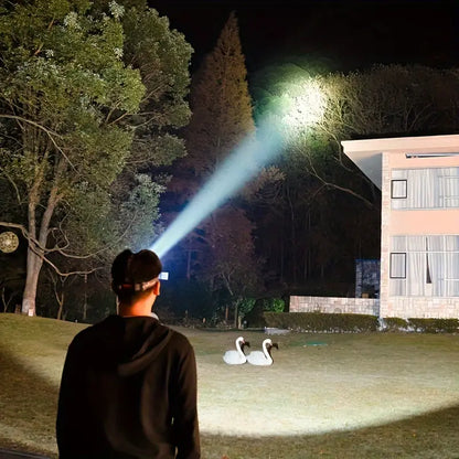 Super Bright USB Rechargeable Camping Headlight