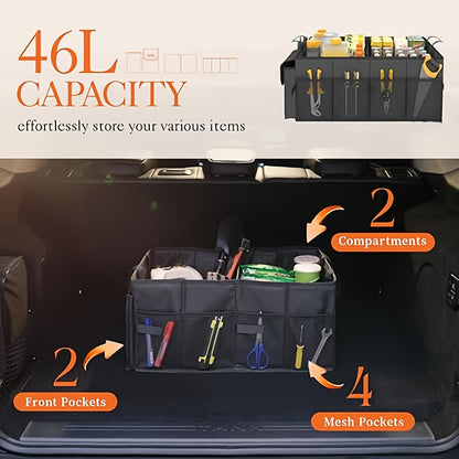 Car Trunk Organizer Large Foldable Storage Box
