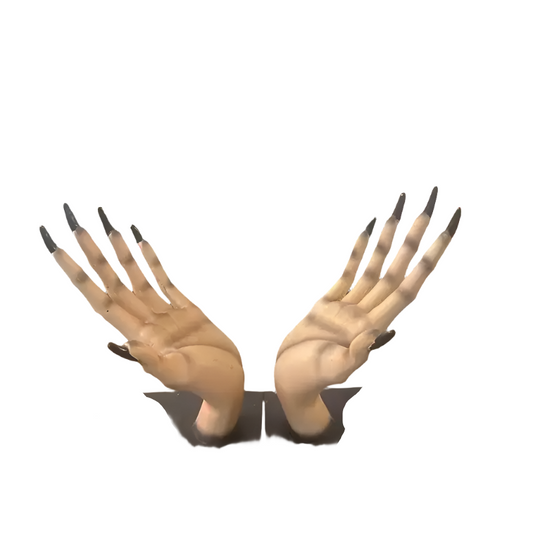 2-Piece Hand Bookends - Resin Decor