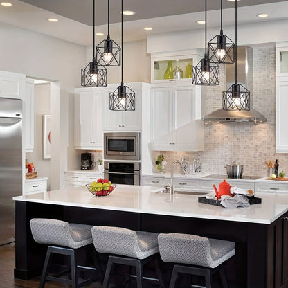 3-Light Industrial Ceiling Light