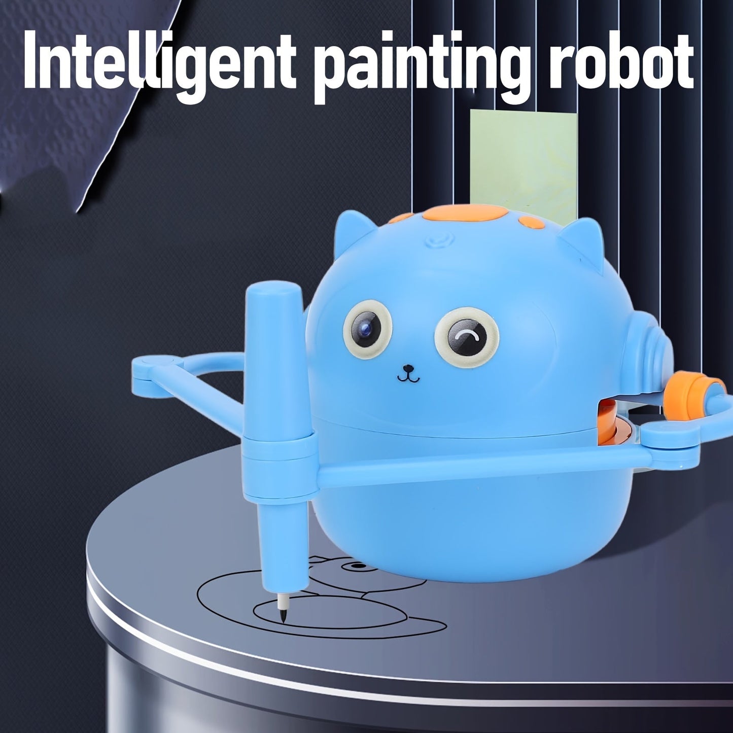 Interactive Drawing Robot for Kids with 100 Cards