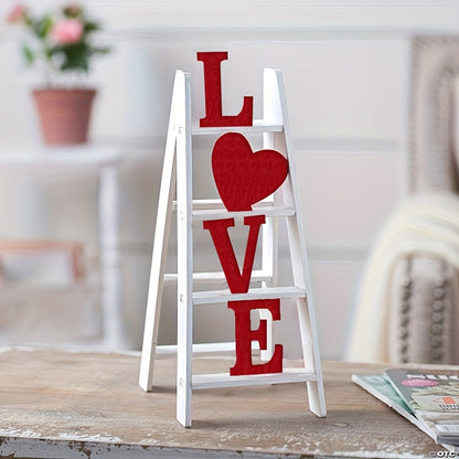 Valentine Love Word Art Red Tabletop Decoration