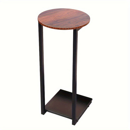 Double-Layer Metal Frame Storage Side Table