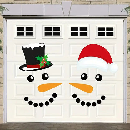 Add Cheer with 1 Set of Merry Christmas Decorative Garage Door Magnet Stickers