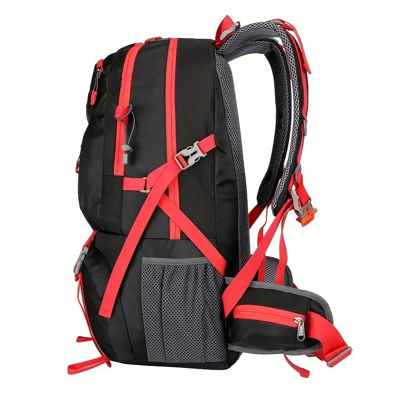 Climbing Backpack Hard Shell Nylon with Utility Pocket
