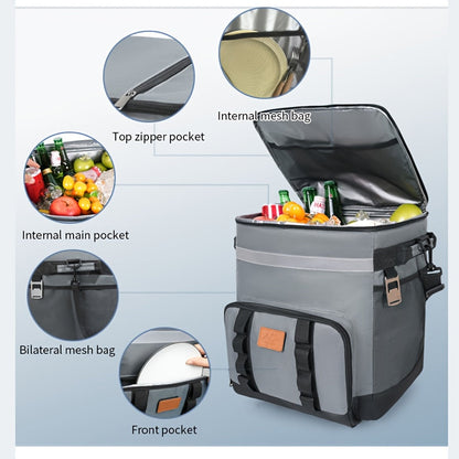 Rolling Insulated Refrigerated Truck Cooler Bag