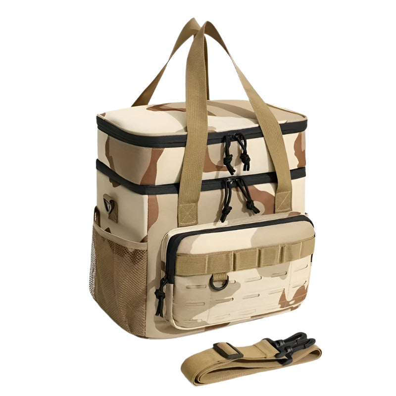 Large Outdoor Double-Layer Crossbody Bag