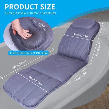 Full Body Bathtub Mat Pillow