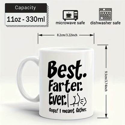 11 OZ Ceramic Coffee Mug – Reusable and Insulated