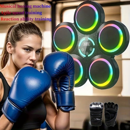 Smart Music Boxing Machine Wall-Mount with Gloves