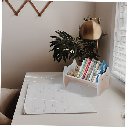 Charming Cat-Themed Bookshelf Display Stand