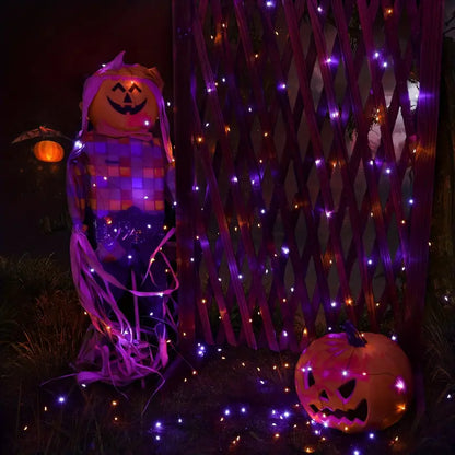 Twinkling Holiday Glow: Christmas Solar Copper Wire Lights