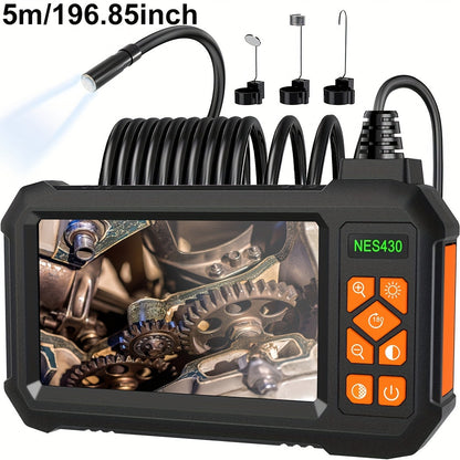 Borescope Camera with Light & Screen (1080P HD)