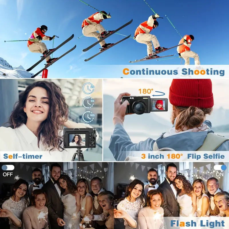 4K Digital Camera: Capture Every Detail in Stunning Clarity