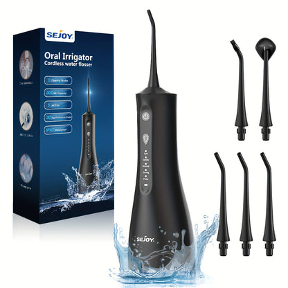 Cordless Portable Rechargeable Water Dental Flosser