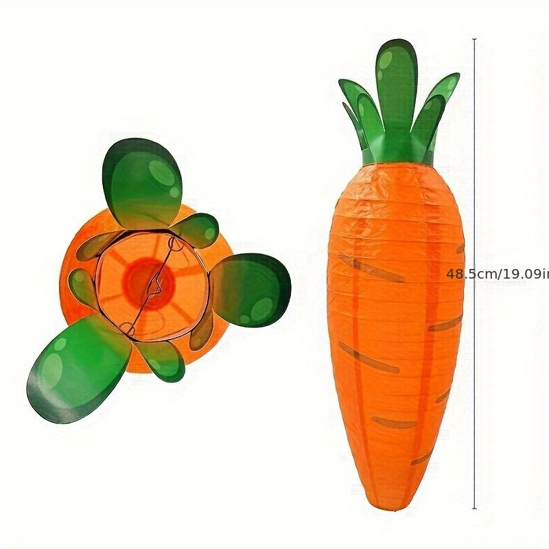 Easter Carrot-Shaped Hanging Lantern