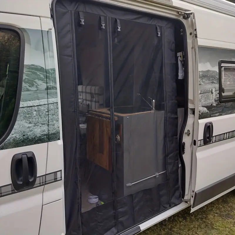 RV Door Curtain - Mosquito/Fly Prevention Sunshade Curtain