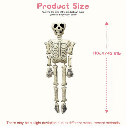 Plush Skull Skeleton Doll Halloween Decor