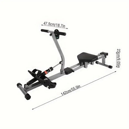Single-Station Hydraulic Rowing Machine - Fitness and Strength Training