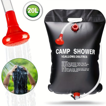 Portable Camping Shower Bag with Hose (20L)