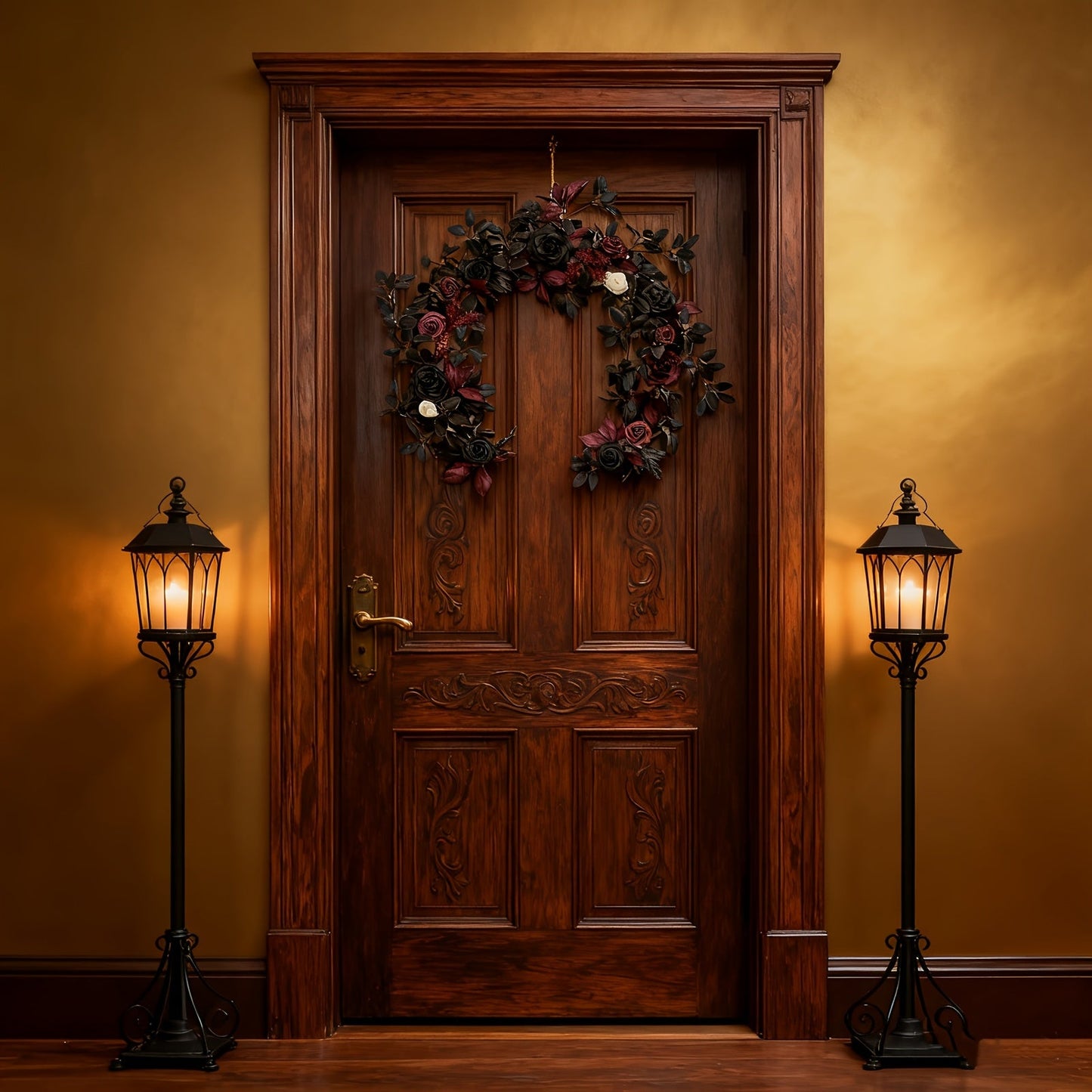 Halloween Artificial Garland Rose Vine