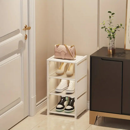 Step up your shoe storage with this space-saving tall rack